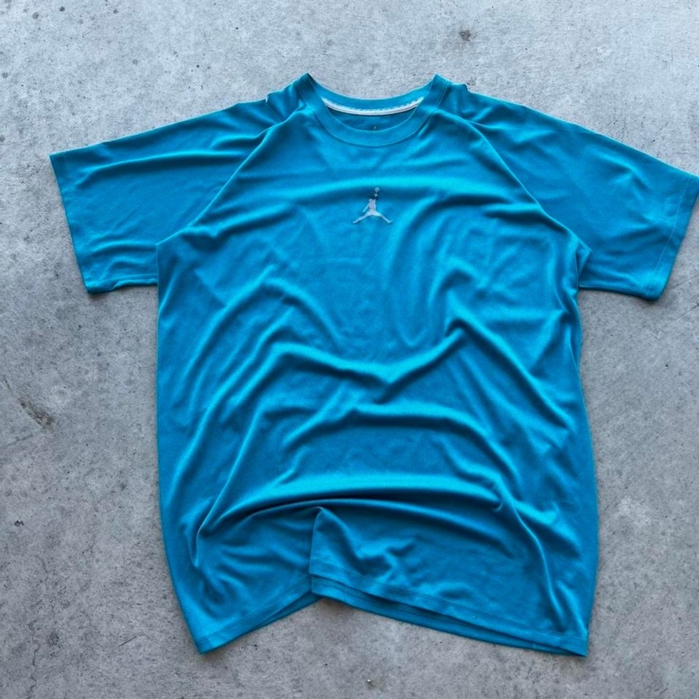 Blue Jordan Dri-Fit men's tee